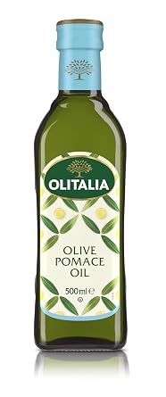 Olitalia Pomace Olive Oil Light Taste, High Smoke Point Imported Italian Cooking Olive Oil Ideal for Indian Cooking, Frying, Sauting & Baking, 33.81 fl oz 1 l