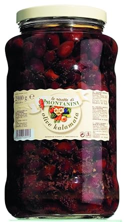 Montanini Kalamata Olives, 2900 g, Brown