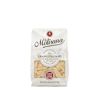 La Molisana Penne Rigate N20 Durum Wheat Semolina Pasta, 17.64 oz  1.1 lbs  500 g