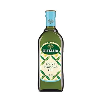 Olitalia Pomace Olive Oil Light Taste, High Smoke Point Imported Italian Cooking Olive Oil Ideal for Indian Cooking, Frying, Sauting & Baking, 33.81 fl oz 1 l