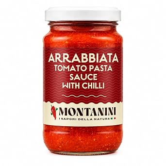 Montanini Arrabbiata Tomato Pasta Sauce with Chilli, 6.7 oz ℮ 190 g