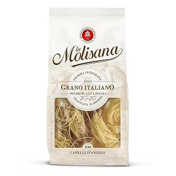 La Molisana Capelli D'angelo N°100 Durum Wheat Semolina Pasta, 500 g