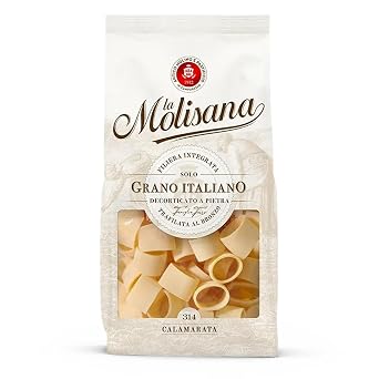 La Molisana Calamarata N°314 Durum Wheat Semolina Pasta, 500 g