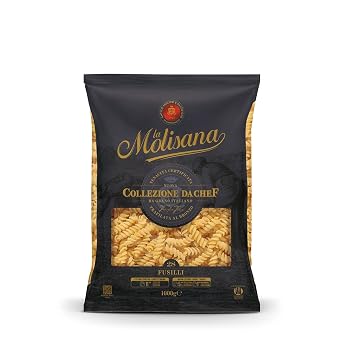 La Molisana Fusilli N° 28 Chef's Special Durum Wheat Semolina Pasta, 35.27 oz ℮ 2.2 lbs ℮ 1000 g