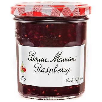 Bonne Maman Raspberry Preserve Marmalade Fruit Jam, 7.9 oz 225 g