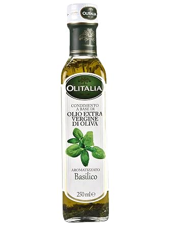 Olitalia Extra Virgin Olive Oil with Basil, 250 ml