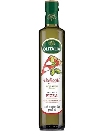 Olitalia Extra Virgin Olive Oil for Pizza, 16.91 fl oz 500 ml