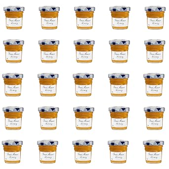 Bonne Maman Honey Mini Jars, 1 oz 30 g, 30 Pack