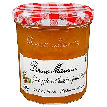 Bonne Maman Pineapple and Passion Fruit Preserve Fruit Jam, 13 oz 370 g