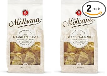 La Molisana Fettuccine Nidi Semola N104 Durum Wheat Semolina Pasta, 17.64 oz  1.1 lbs  500 g