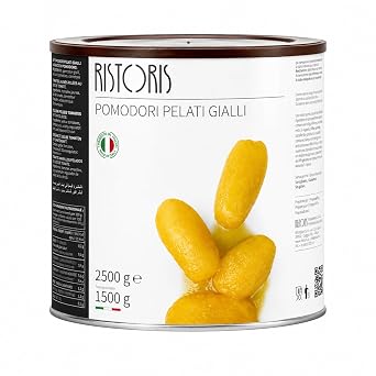 Ristoris Red Whole Italian Datterino Tomatoes in Tomato Sauce  Naturally Sweet Gourmet Cherry Tomatoes in Rich Tomato Juice  Ideal for Pizza Pasta Bruschetta & Mediterranean Recipes, 28.22 oz  800 g