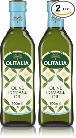 Olitalia Pomace Olive Oil Light Taste, High Smoke Point Imported Italian Cooking Olive Oil Ideal for Indian Cooking, Frying, Sauting & Baking, 33.81 fl oz 1 l