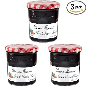 Bonne Maman Forest Berries Preserve, Marmalade Fruit Jam, 13 oz / 370 g